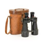 A Pair of Second World War Nottingham Instruments Ltd. Mk5 X7 Binoculars, dated 1944, with maker's