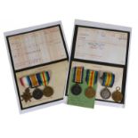 Two First World War Pairs to the Royal Engineers, each comprising British War Medal and Victory