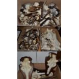 Antlers/Horns: European Roebuck & Red Deer Skulls, circa late 20th century, forty seven sets of