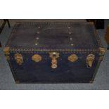 A trunk, originally belonging to David A Clayton a Diplomat working in Vietnam and Sri Lanka