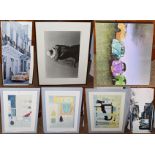 Annora Spence (Contemporary), Limited edition print and two posters, together with various other