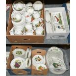 Portmeirion pottery including: Birds of Britain oval plates and Pamona (five boxes)