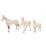 Beswick Horses Comprising: Welsh Mountain Pony ''Coed Coch Madog'', model No. 1643; Horse (Head