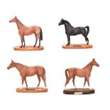 Beswick Connoisseur Horses including: Grundy and Morgan Horse, on wooden plinths (4)
