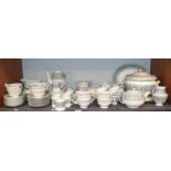 A Wedgwood Florentine W2714 tea/coffee/dinner service, including large tureen, cover (Cracked) and