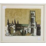 Norman Wade (20th/21st century) ''Cathedral (III)'' Signed, inscribed and numbered 49/70,