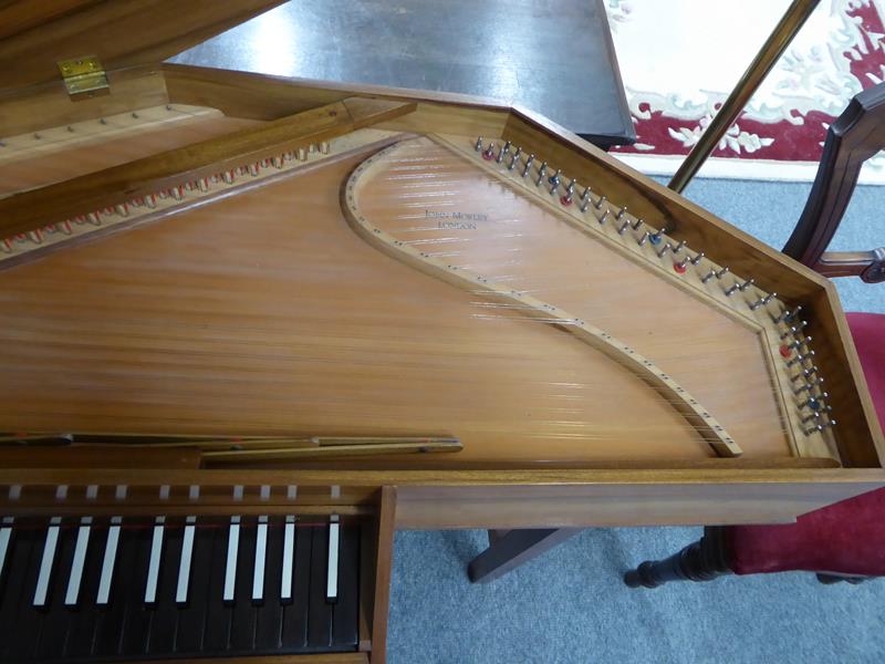 John Morley of London harpsichord, virginal number 940 with tuning key - Image 3 of 15