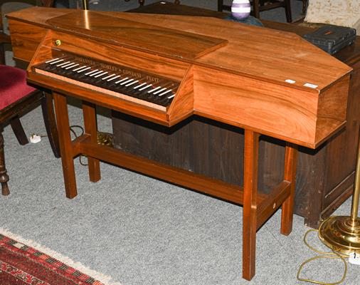 John Morley of London harpsichord, virginal number 940 with tuning key