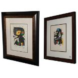 After Joan Miró (1893-1983) Spanish ''La Melodie Acide'' Numbered 803/1500, lithograph, together