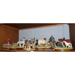 Border Fine Arts and other agricultural models including 'Close T'Gate', model No. A8914 by Hans