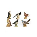 Beswick birds including 'Barn Owl', 'Jay', 'Lesser Spotted Woodpecker', 'Lapwing', 'Cuckcoo' etc (