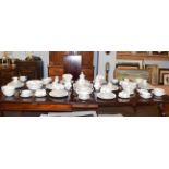 A comprehensive Royal Albert ''Brigadoon'' pattern tea, dinner and coffee service including