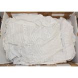 Assorted early 20th century and later ladies cotton undergarments, night dresses etc (two boxes)