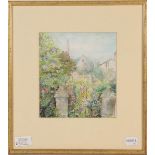 W R Swaine, Whitby 1921, watercolour, 28cm by 41.5cm, together with an A Thomas watercolour of a