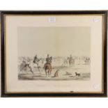 Hunting Interest, a collection of various prints and photographs, including after A.J. Munnings (