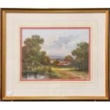 Wendy Reeves (b.1944) Lakeland landscape, signed pastels, a pair (2)