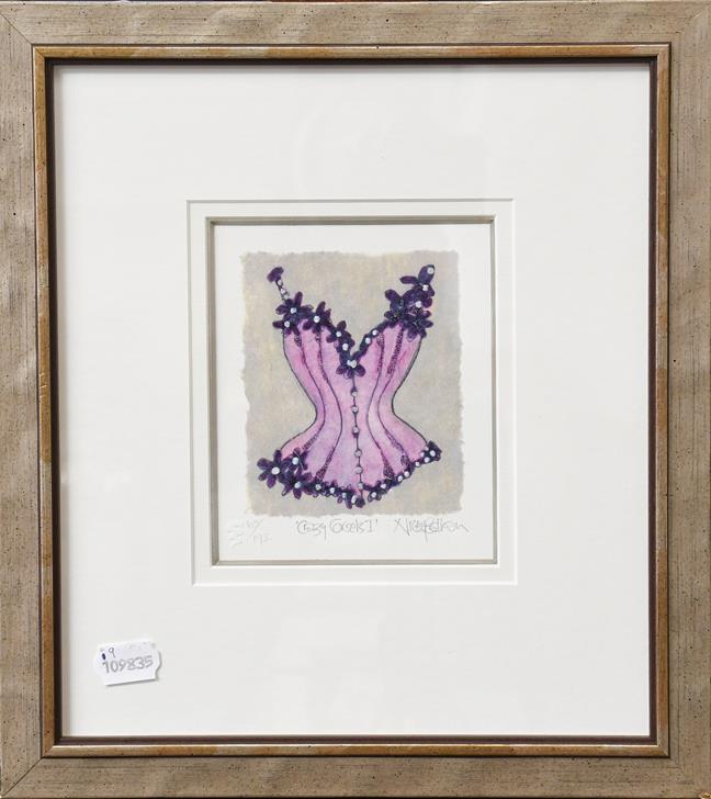 Nicky Belton (Contemporary) ''Crazy Corsets'' signed and numbered 20/195, limited edition print, - Bild 3 aus 4