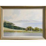 Leon O' Kennedy (1900-1979) Irish estuary scenes, a pair, signed, oils on board, 54cm by 77cm (2)