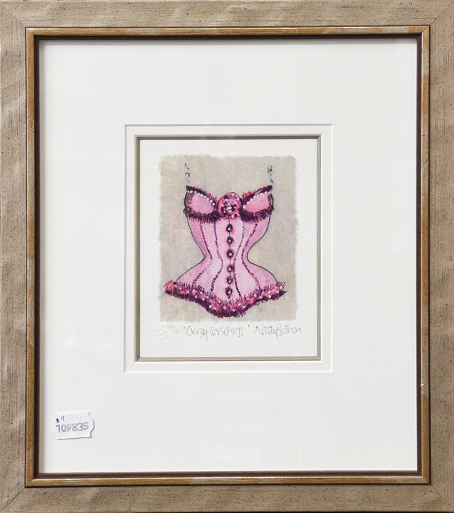 Nicky Belton (Contemporary) ''Crazy Corsets'' signed and numbered 20/195, limited edition print, - Bild 4 aus 4