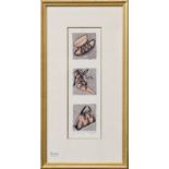 Nicky Belton (Contemporary) ''Crazy Corsets'' signed and numbered 20/195, limited edition print,