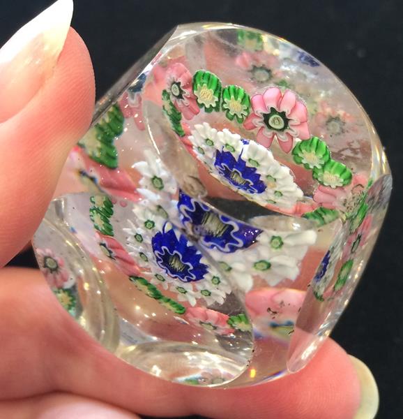 A Clichy Miniature Spaced Millefiori Glass Paperweight, circa 1850, centred by a Clichy rose - Image 20 of 33