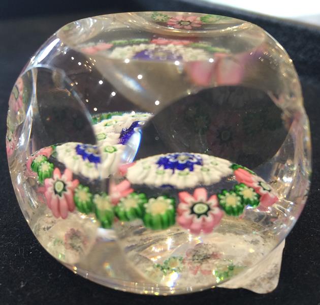 A Clichy Miniature Spaced Millefiori Glass Paperweight, circa 1850, centred by a Clichy rose - Image 31 of 33