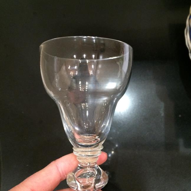 A Large Wine Glass, circa 1710, the ogee bowl on triple collar stem with cushion knop and ball - Image 12 of 16