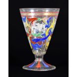 A Renaissance Style Venetian Glass Goblet, Venice and Murano Glass and Mosaic Co, circa 1903, the