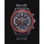 A Limited Edition Blacksteel Automatic Calendar Chronograph Wristwatch, signed Breitling,