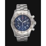 A Stainless Steel Automatic Calendar Chronograph Wristwatch, signed Breitling, Chronometer