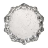 A George II Silver Waiter, Maker's Mark RR, For Either Richard Rugg or Robert Rew, London, 1758,
