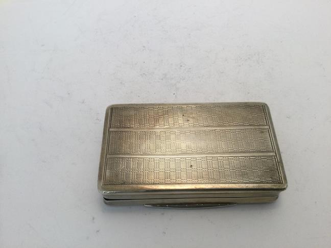 A European Silver Snuff-Box, Maker's Mark CM Incuse, Town Mark Indistinct, Possibly an Animal - Image 3 of 5