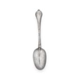 A William III Silver Trefid Spoon, by Thomas Spackman, London, 1700, the tapering handle engraved