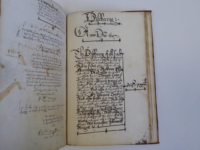 Elizabethan estate-book. Manuscript estate-book of Thomas Cony of Bassingthorpe, Lincolnshire, c. - Image 8 of 12