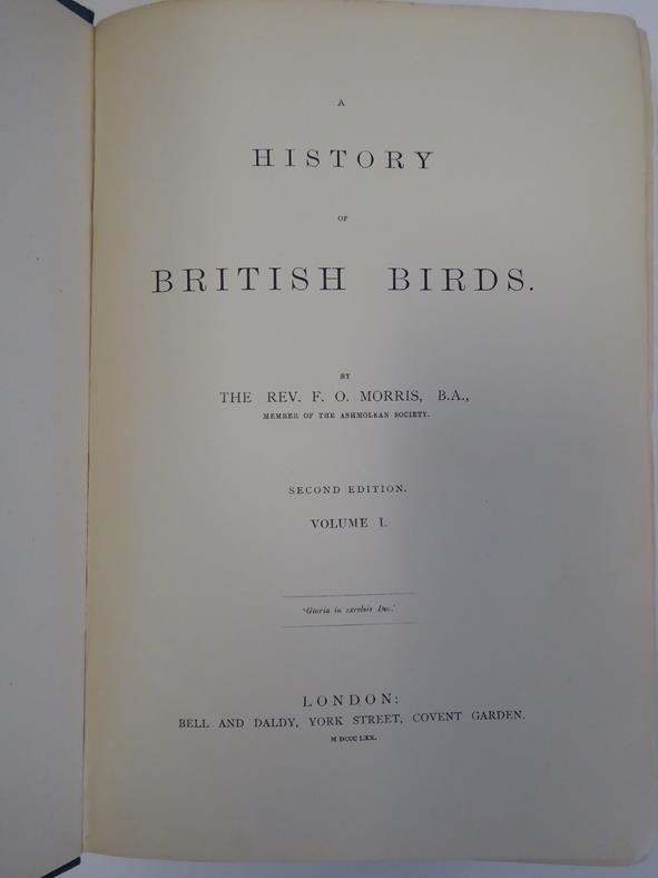 Morris (Francis Orpen). A History of British Birds, 2nd edition, London: Bell and Daldy, 1870. 6 - Image 10 of 15