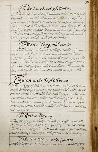 Cookery. Manuscript receipt book of Ann Broke [Brooke], c.1678-92. [24] 1-59 61-76 78-88 90-336 - Image 4 of 10