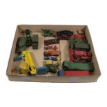 Dinky Various Unboxed 1950's Models including 1st Foden flat, 2nd Foden chain, Centurion tank,