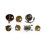 A Collection Of Various Reels comprising of a Hardy Elarex casting reel, a Mallochs side caster