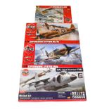 Airfix 1:24 Scale Kits BAe Sea Harrier FRS1, Supermarine Spitfire MkIa and Supermarine Spitfire