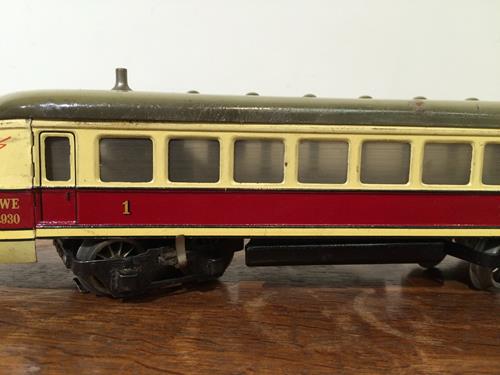 Marklin O Gauge 3 Rail Electric TWE 12930 Railcar 20 volts, with decal to base 'Optique-Photo Jouets - Image 3 of 13