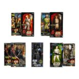 Star Wars Episode 1 Electronic Talking Models Jar-Jar Binks, Qui-Gon Jinn, 2xDarth Maul and C3PO;