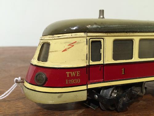 Marklin O Gauge 3 Rail Electric TWE 12930 Railcar 20 volts, with decal to base 'Optique-Photo Jouets - Image 2 of 13