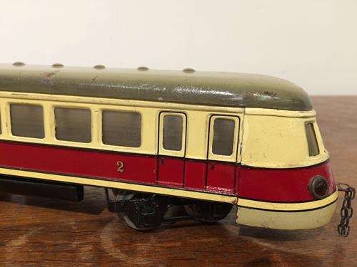 Marklin O Gauge 3 Rail Electric TWE 12930 Railcar 20 volts, with decal to base 'Optique-Photo Jouets - Image 4 of 13