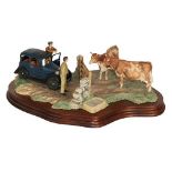 Border Fine Arts James Herriot model 'Viewing the Practice', model No. JH8 by Ray Ayres, on wood