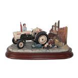 Border Fine Arts 'Like Father Like Son', model No. B0859 by Ray Ayres, on wood base, with box and