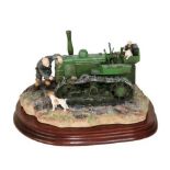 * Border Fine Arts 'Starts First Time' (Fowler Diesel Crawler Mark VF), model No. B0702 by Ray Ayres