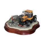 * Border Fine Arts 'Frontiers of Farming' (JCB Fastrac), model No. B0273 by Kirsty Armstrong,