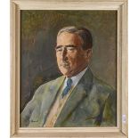 Jacob Kramer (1892-1962) A portrait of a gentleman, signed oil on canvas, 58cm by 48cm