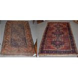 Two Indo-Persian rugs (2)