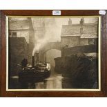 Alexander (Alex) Keighley (1861-1947) Two photographic prints, lady sat by fireside, signed, with